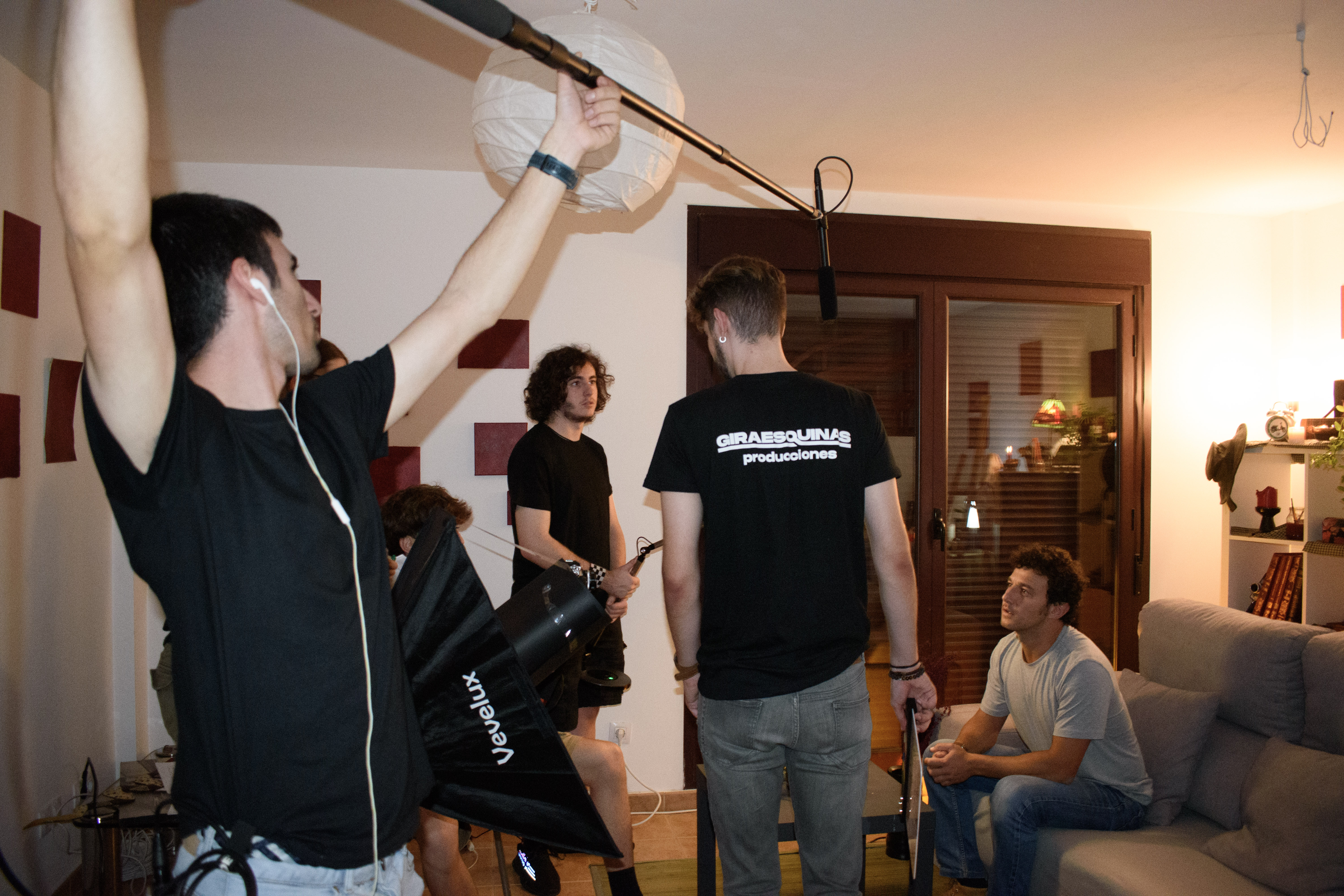 shooting behind the scenes, art and makeup department