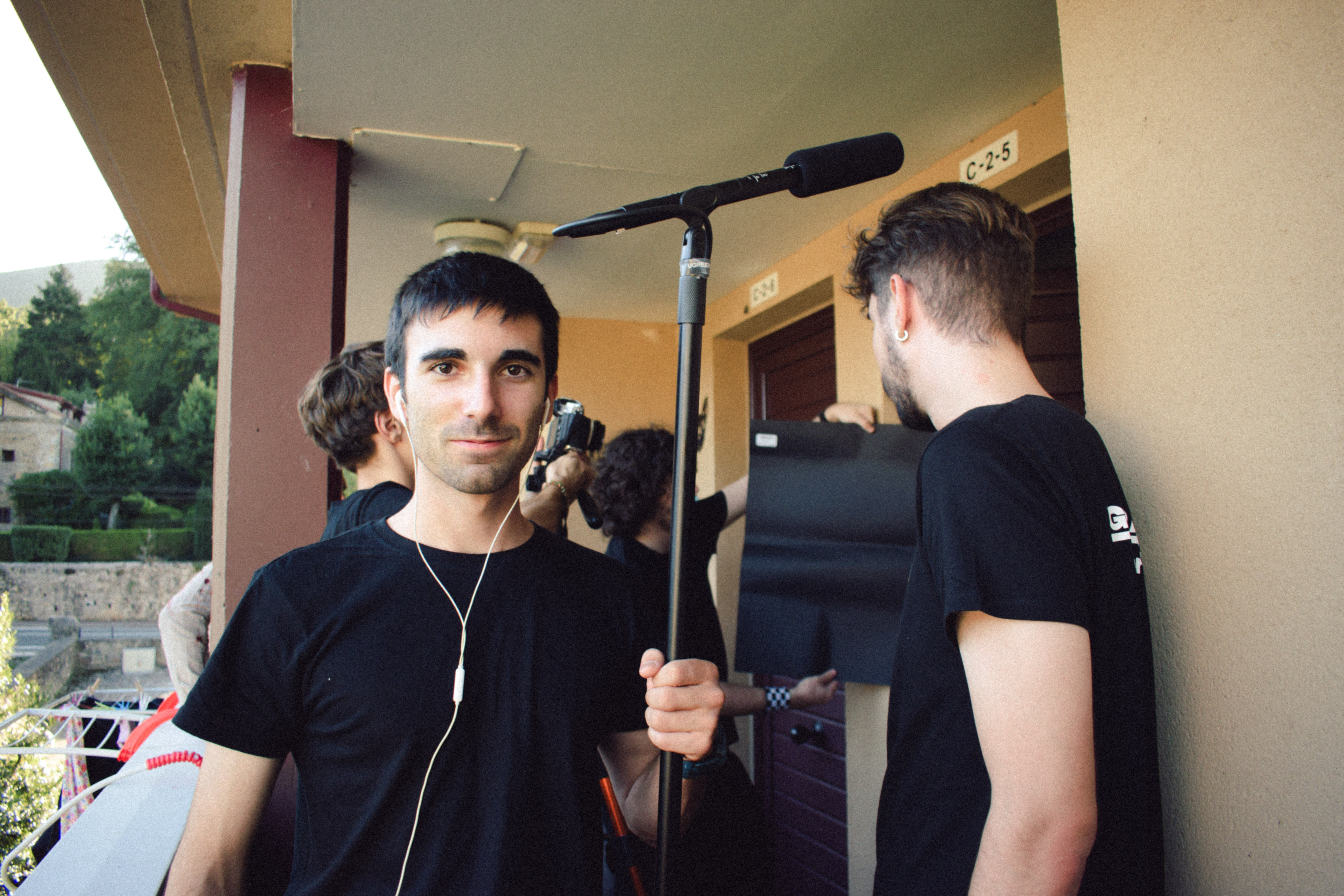 shooting behind the scenes, art and makeup department