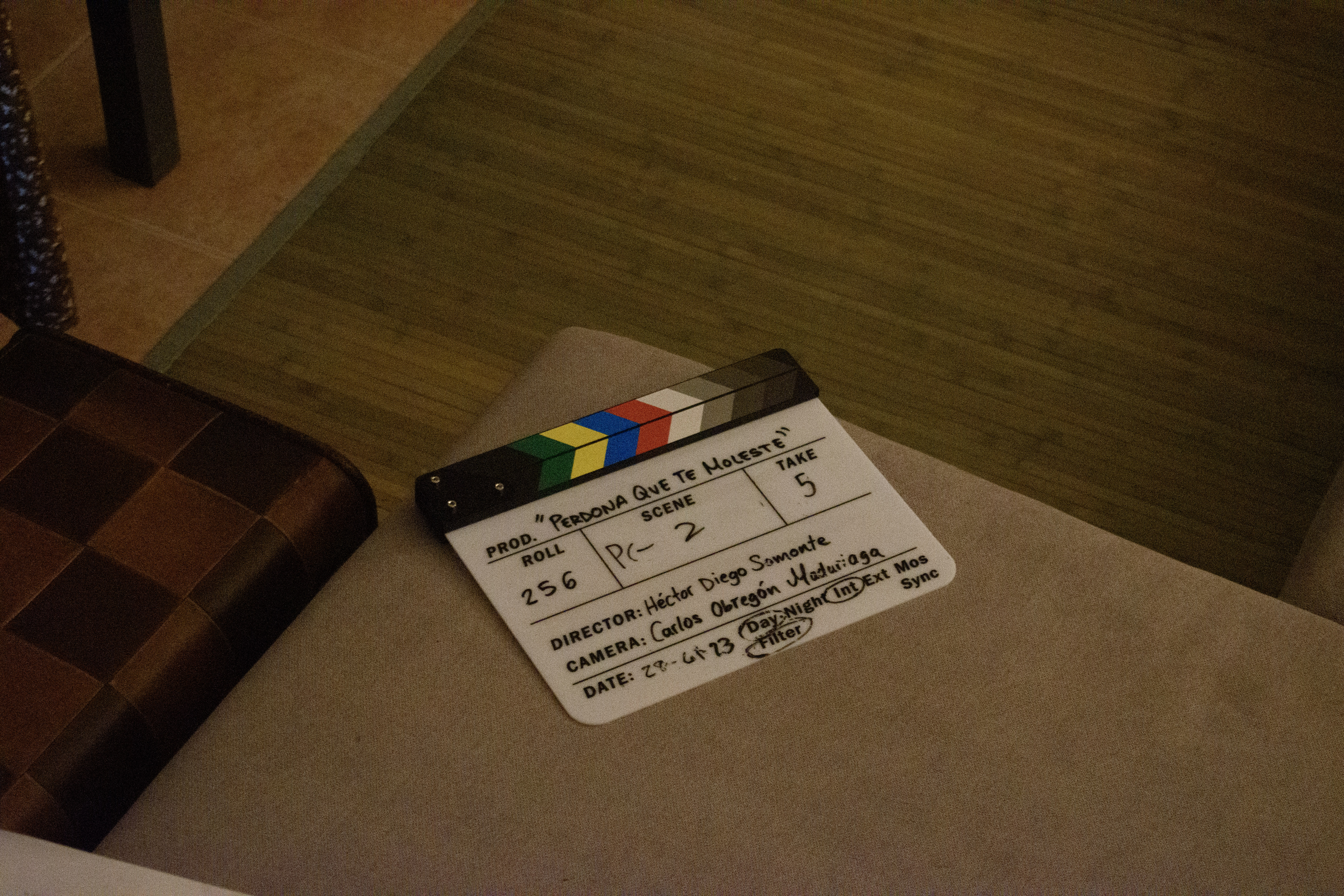 shooting behind the scenes, art and makeup department